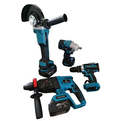 4 in 1 Cordless 48v powertool set Hammer Drill Screwdriver