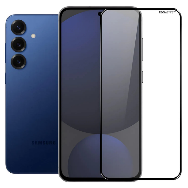 TechByte Premium Tempered Glass Screen Protector for Samsung Galaxy S25 5G