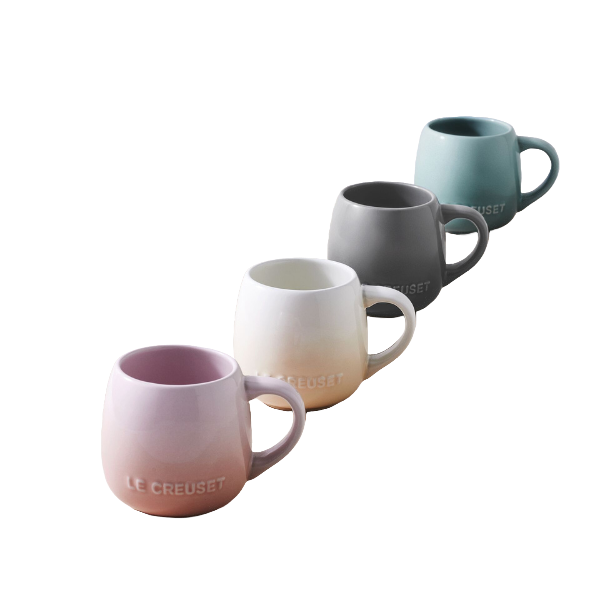 Le Creuset Stoneware Coupe Set of 4 Mugs 320ml