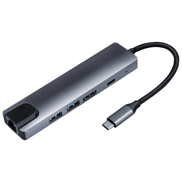 5-in-1 USB-C Mult-function Adapter Hub