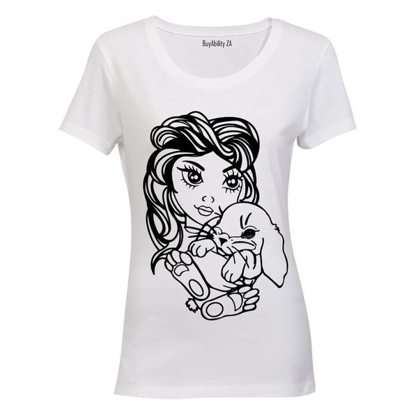Miss Bunny - Ladies - T-Shirt - White
