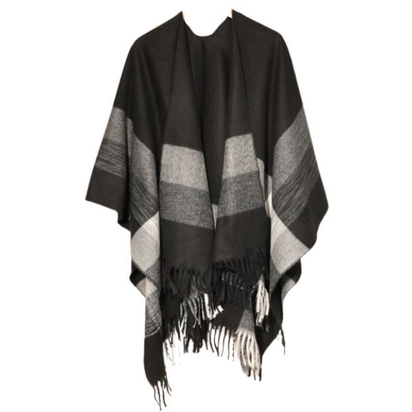Vintage Print Womens Shawls and Wraps Poncho