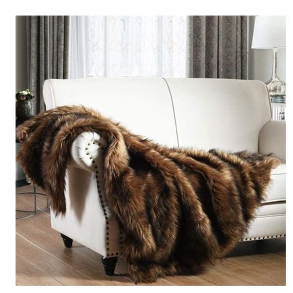 Faux Fur Throw