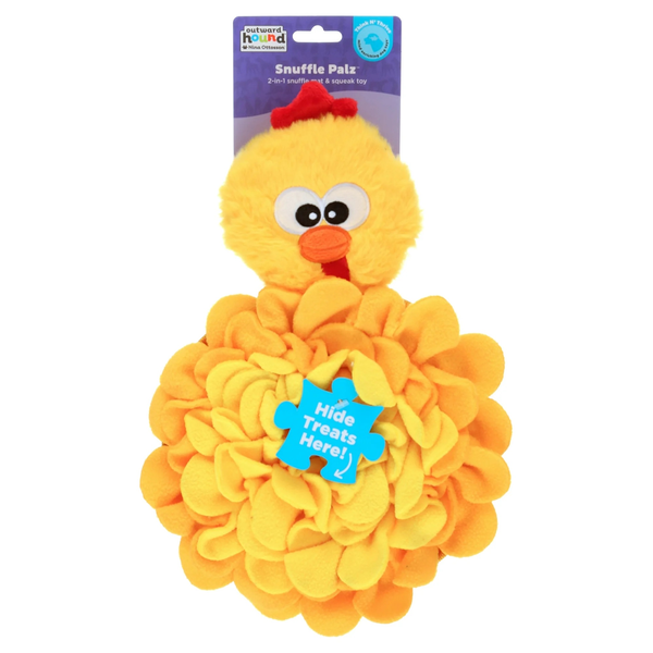 Outward Hound Snuffle Palz Chicken Yellow