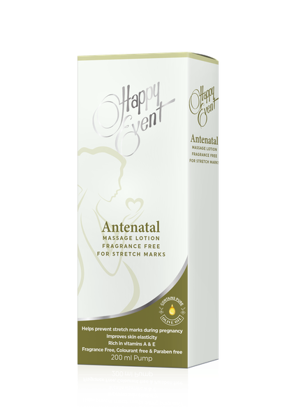 Happy Event Antenatal Fragrance Free Massage Lotion 200ml
