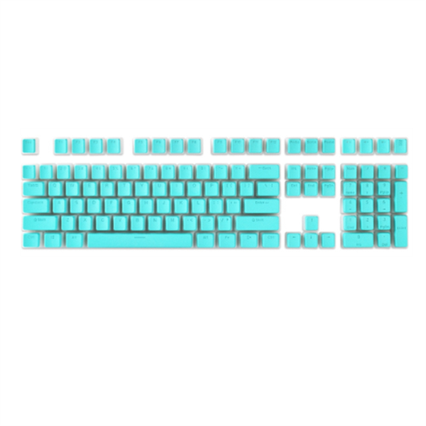 Pudding Keyboard Hat Box Mechanical Keyboard (Sky Blue)