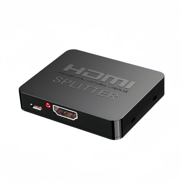 1x2 HDMI Splitter 4K HDR - Dual Monitor Display for Multiple Screens