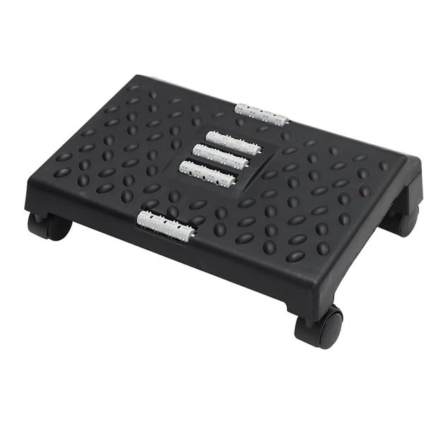 ALANES Footrest with Massage Roller Foot Rest Pad