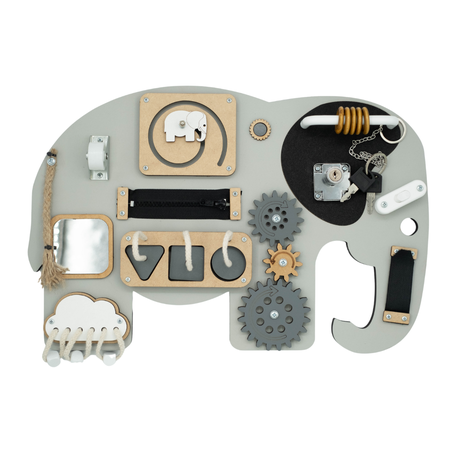 Kiani Ellie the Elephant Portable Activity Board for Babies and Toddlers Image