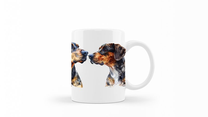 Plott-Hound Printed Coffee Mug