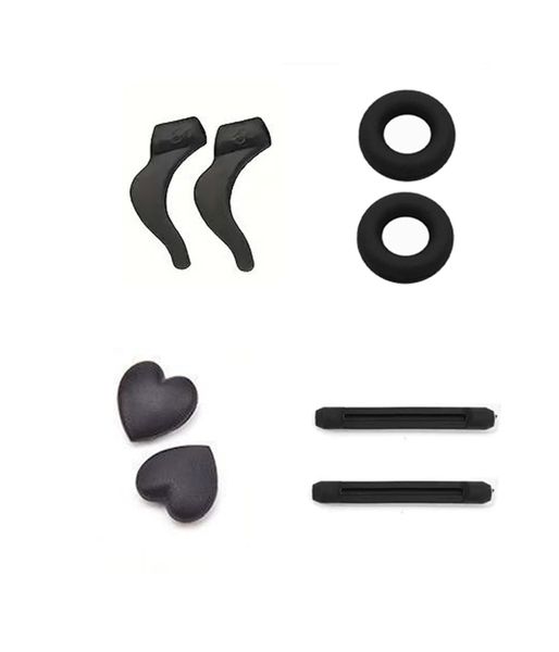 Silicone Eyeglass Cover Holder, Anti-Slip Elastic Ear Hooks - 4 Pairs