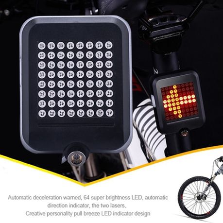 intelligent bicycle direction indicator light