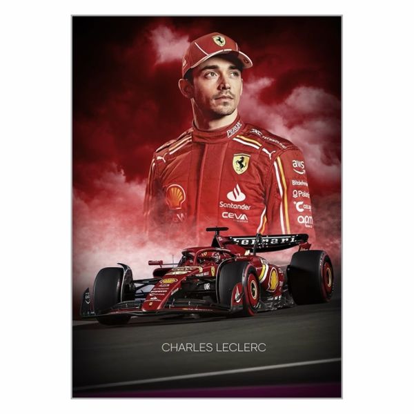 Charles Leclerc Ferrari Poster - A1