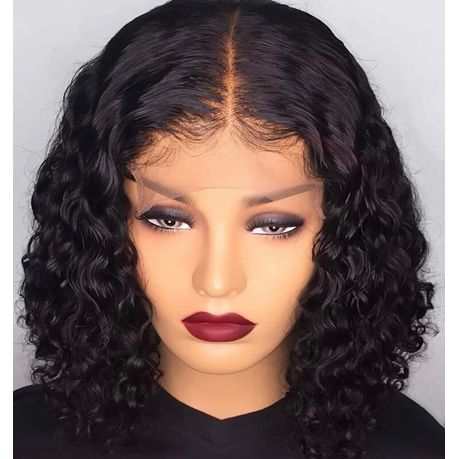 Deep Wave 12-24in 13x6 Transparent Lace Frontal Human Hair Wig