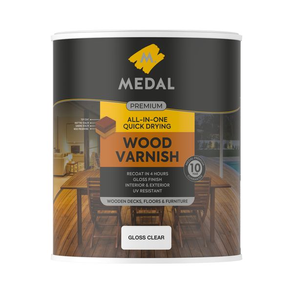 Medal Premium All-In-One Wood Varnish