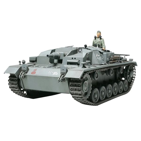 Tamiya 1/35 German Sturmgeschutz III Ausf. B Tank Plastic Model Kit