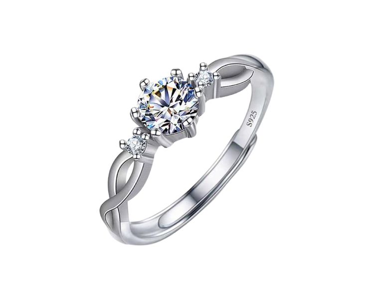 Ring Adjustable High Quality Cubic Zircon Diamond Rings - Z2