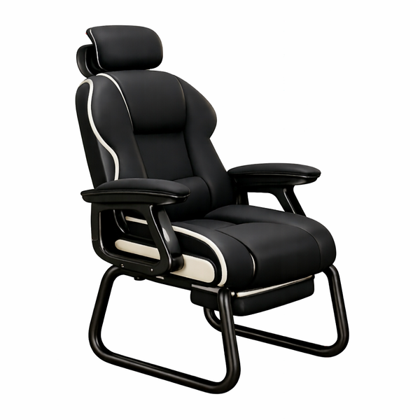 Ergonomic High-Back Office Chair with Headrest &amp; Padded Armrests