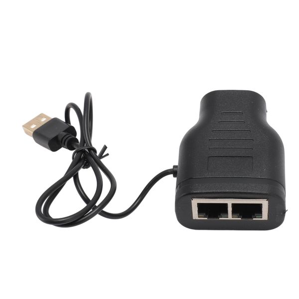 1-to-2 RJ45 Splitter 100Mbps LAN Connector for Dual Device Internet Sharing