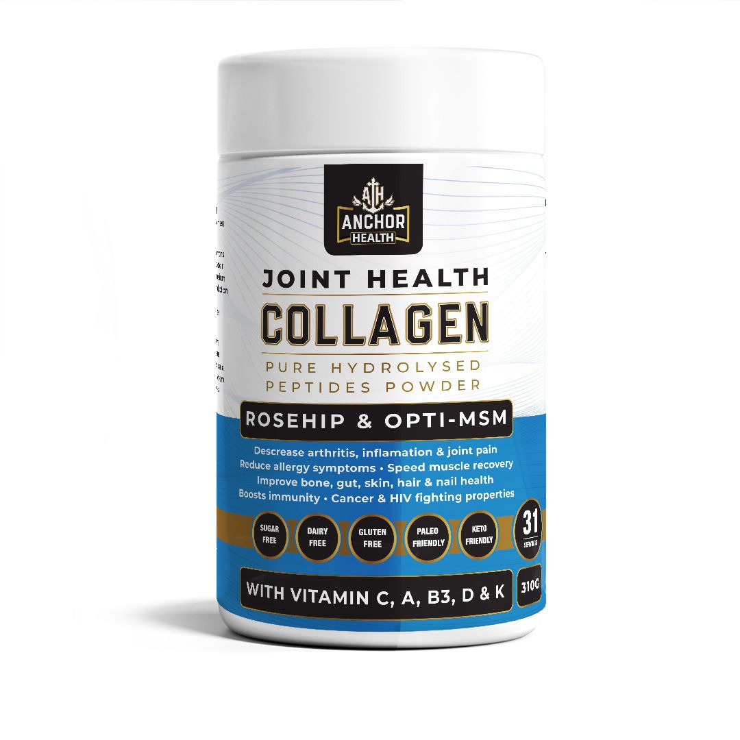 Anchor Health Joint Health Collagen with Opti-MSM & Rosehip - 310g ...