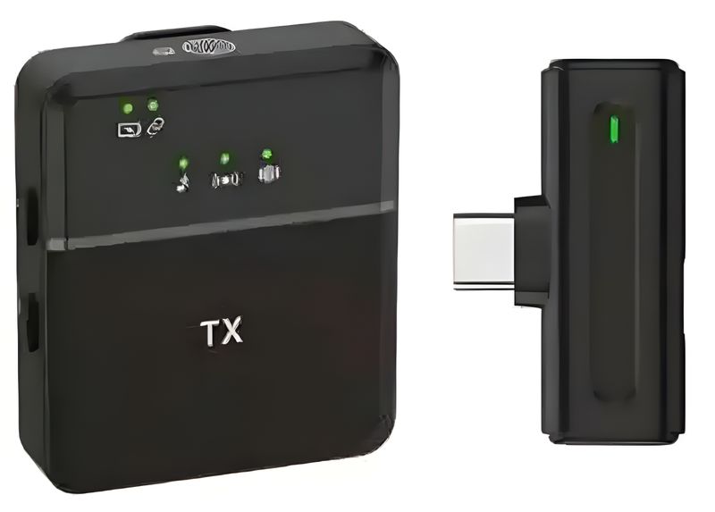 SX8 Wireless Microphone for Type-C Android &amp; iPhone Interview