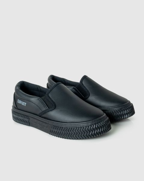Soviet Kids Magnum PU Black Mono Slip-On