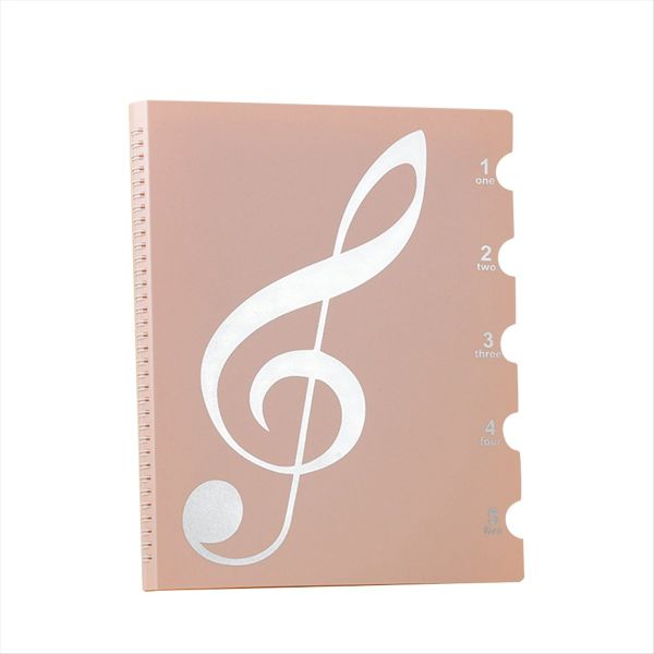 Sheet Music Folder 60 Pages Sheet Music/Holder Pink