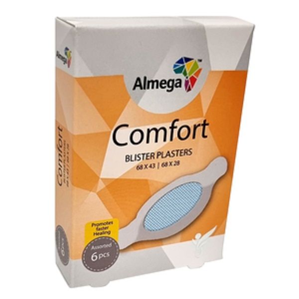 Almega - Comfort Blister Plasters (6 Per Box) x 2
