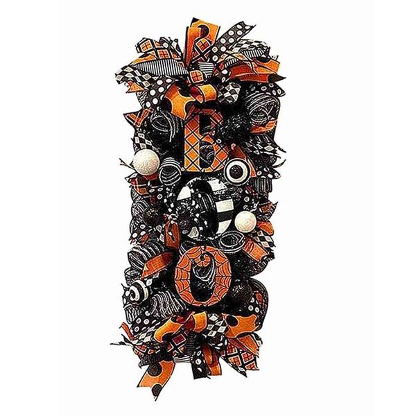 Halloween Swag Wreath Fall Wreath Halloween Swag Wreath