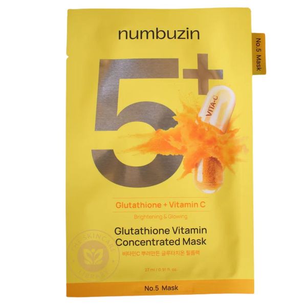 Numbuzin No.5 Glutathione Vitamin Concentrated Mask (5EA)