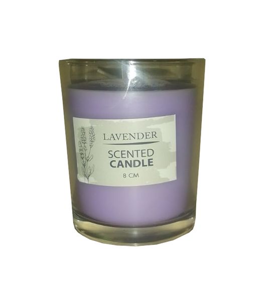 Wonder Towel Luxury Scented Candle in shot glass Lavender - Purple