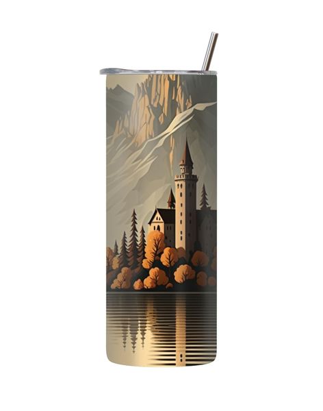Water 20 Oz Tumbler with Lid and Straw Trendy Cool Image Graphic Present217