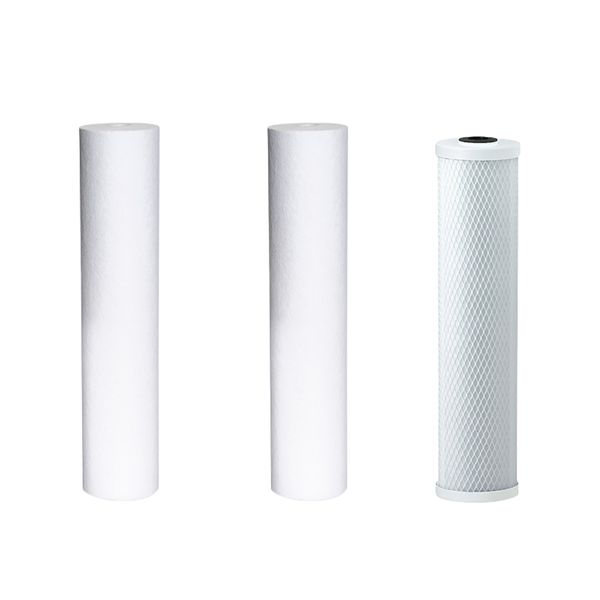 Whole House Replacement - Three Stage Big Blue Cartridge Set 20 Inch