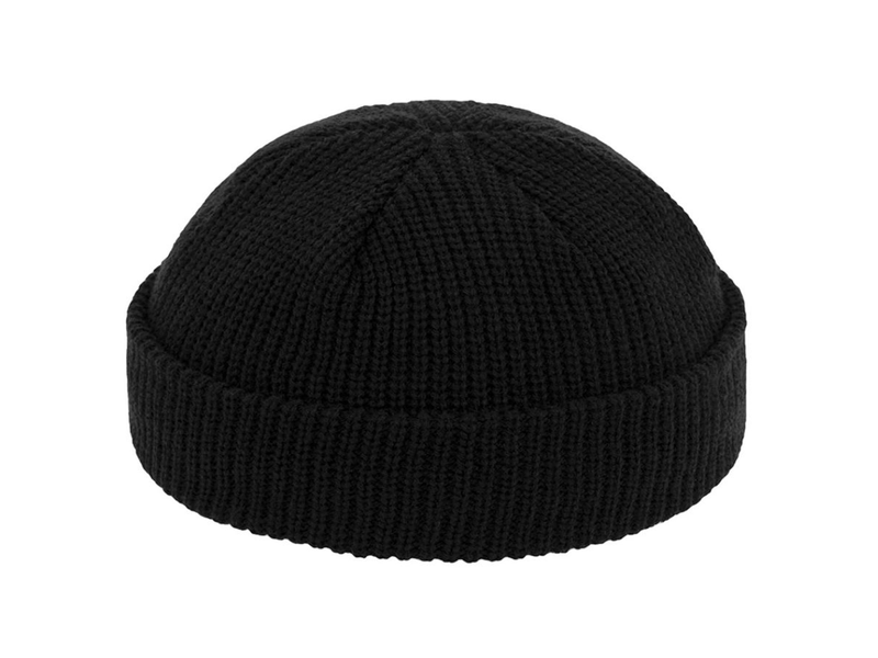 Mini Fisherman Beanie - Black