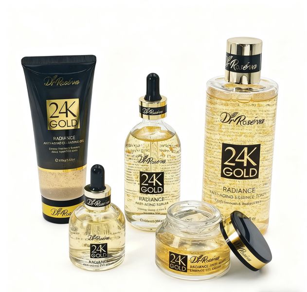 24K Gold Anti Aging Skincare Set