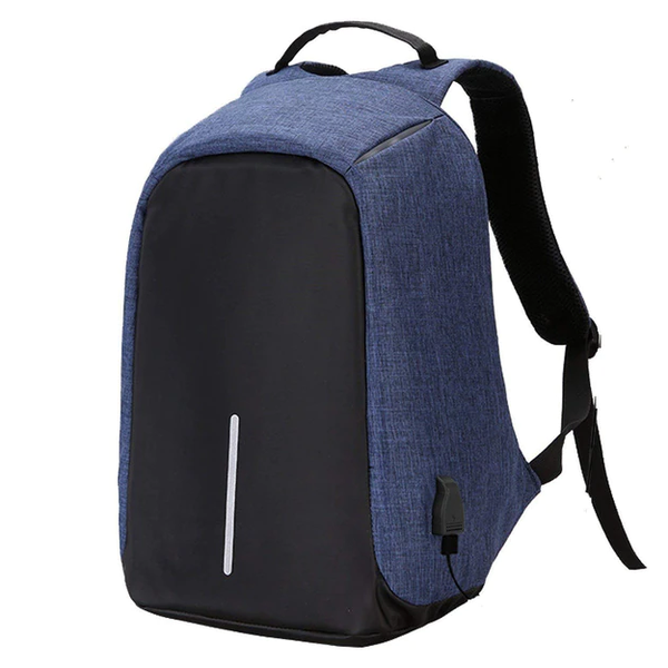 Waterproof Anti-Theft Design Backpack - Blue