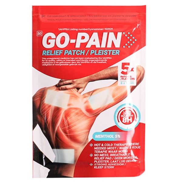 Go Pain Relief Patches 5's