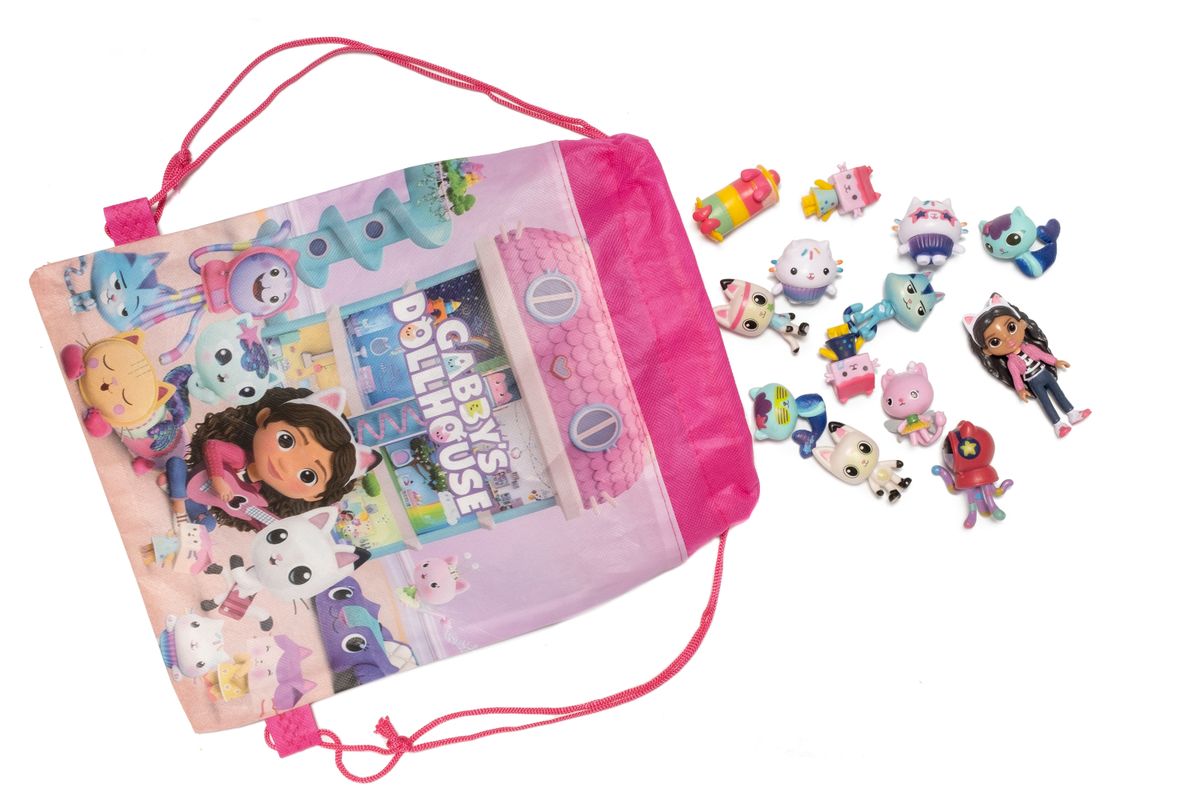 Gabby出品　まとめて Gabby's Dollhouse Figurines 13 Piece Pink Bag Set | Shop Today