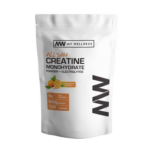 My Wellness All Day Creatine Monohydrate + Electrolytes 800g Orange Smash