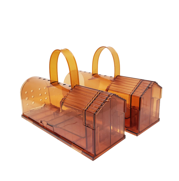 2 Mousetraps With Air Holes, Animal-Friendly Box Traps