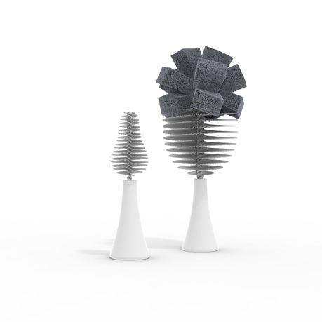 Nanobébé Flexy Brush Replacement Brush Heads Grey Image