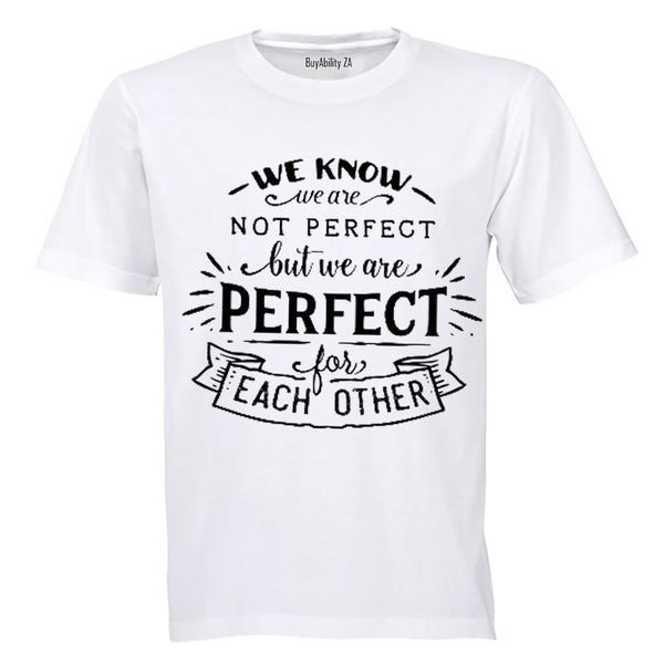 Perfect for Each Other! - Mens T-Shirt - White