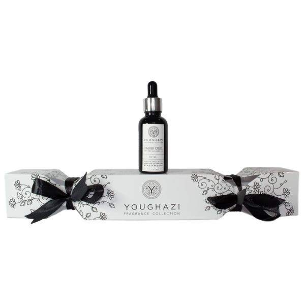 Youghazi Festive Gift Cracker with Diffuser &amp; Burner Oil 30ml - Habibi Oud