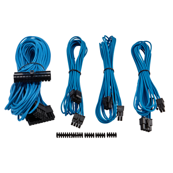 Corsair Individually Sleeved PSU Cable Kit Starter Pack Type 4 Gen 3 Red