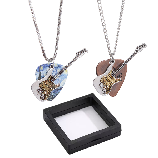 Electric Guitar Pick Necklace