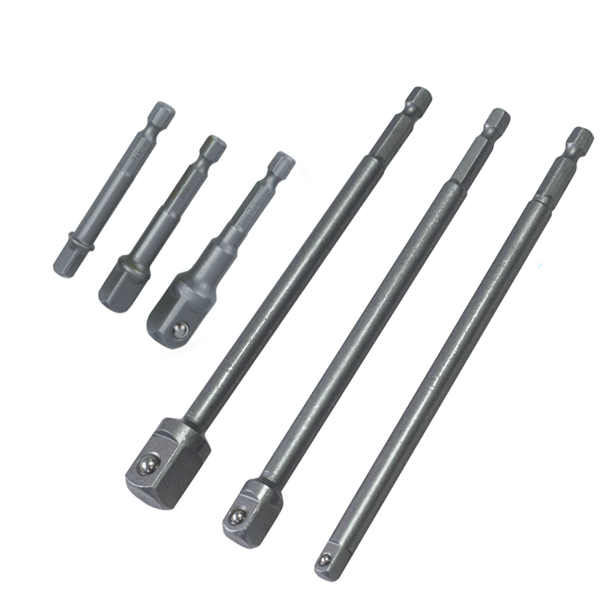 Horsudy 6 Piece Impact Socket Adapter Set For Power Drills