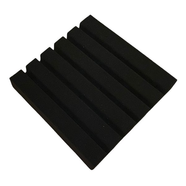 Strip Acoustic Sound Foam Panels - Black - 30x30