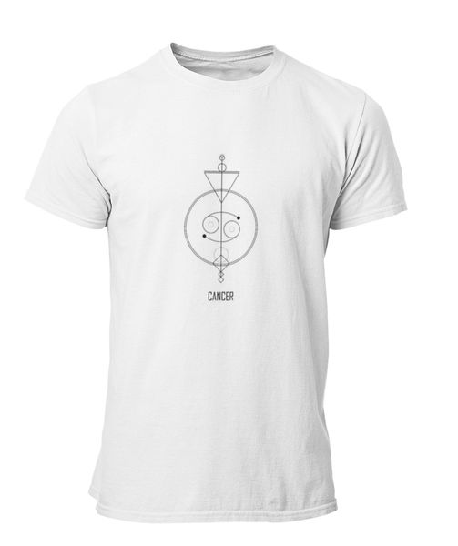 PepperSt Mens White T-Shirt - Cancer