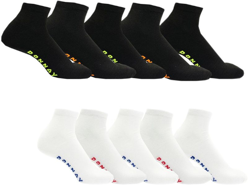 Donnay - Men's 10 Pack Trainer Socks Men's - Bright Asst - Parallel Import