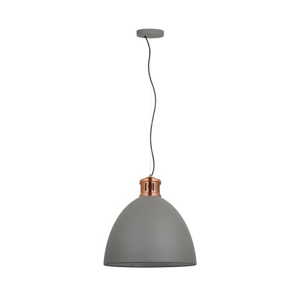 Radiant - Pendant Metal 400mm Grey &amp; Copper